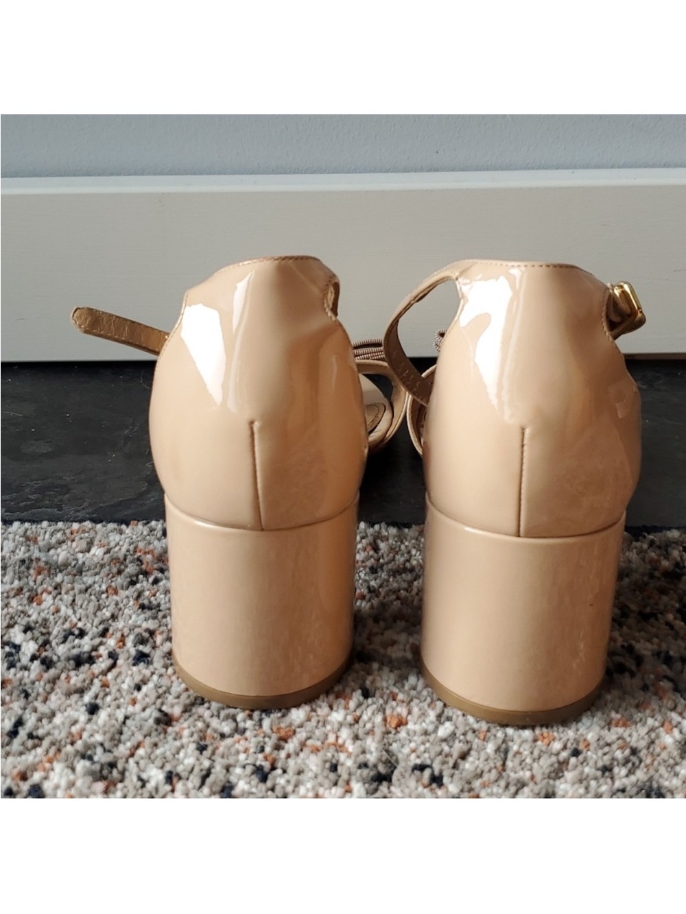 Authentic Salvatore Ferragamo Block Heels - Picture 4 of 11